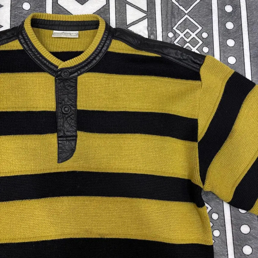 [BUNJANG] Adidas Stripe Knit Sweater L / 아디다스 스트라이프 니트 스웨터 L(nn147 긴팔 레더