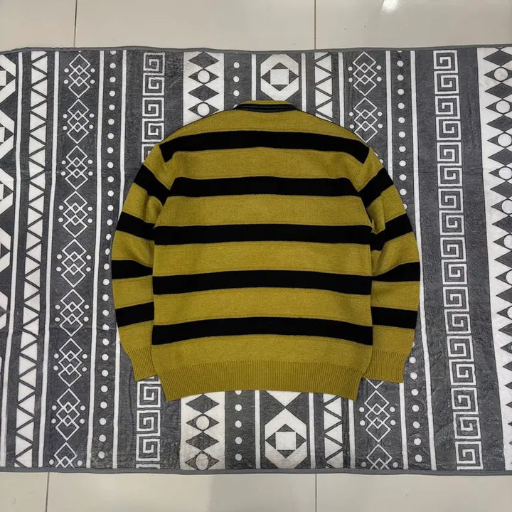 [BUNJANG] Adidas Stripe Knit Sweater L / 아디다스 스트라이프 니트 스웨터 L(nn147 긴팔 레더