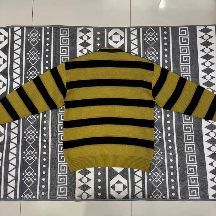 [BUNJANG] Adidas Stripe Knit Sweater L / 아디다스 스트라이프 니트 스웨터 L(nn147 긴팔 레더