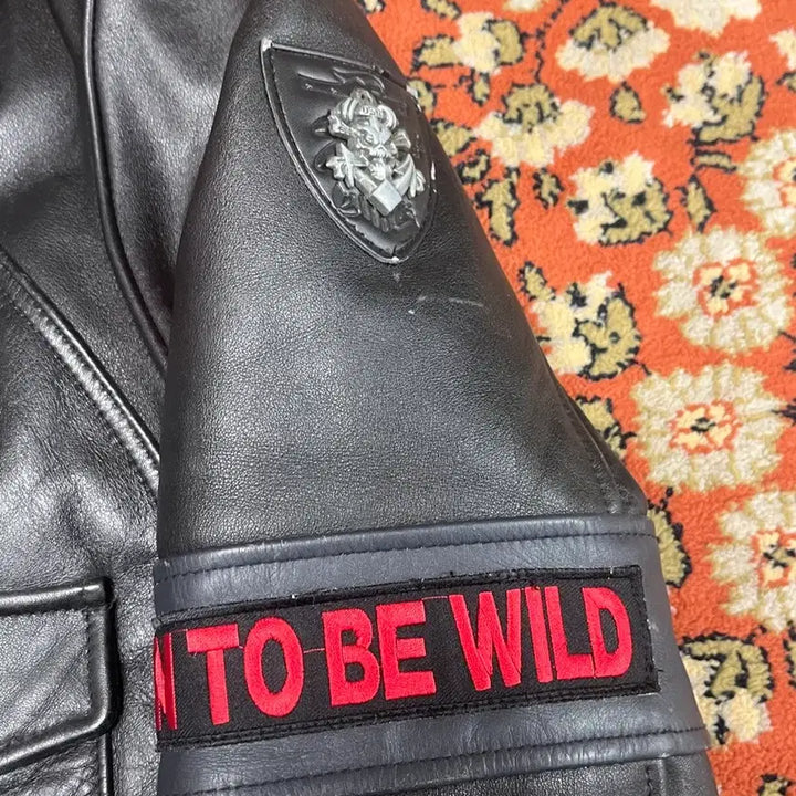 [BUNJANG] RBC Vintage Studded D-Pocket Double Rider Jacket / [L] RBC 빈티지 스터드 D포켓 더블 라이더 자켓