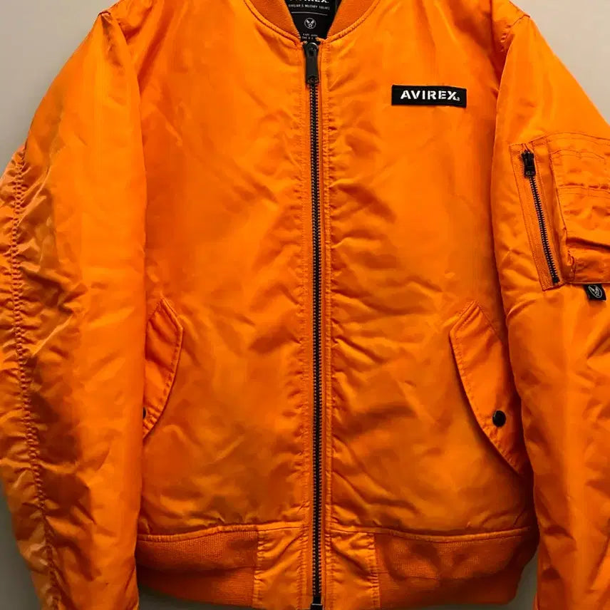 [BUNJANG] Avirex MA-1 USA Back Logo Flight Jacket / (L~XL)아비렉스 MA-1 USA 백로고 항공점퍼 플라이트자켓 마원
