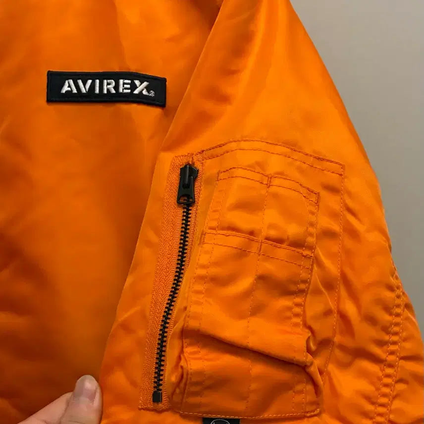 [BUNJANG] Avirex MA-1 USA Back Logo Flight Jacket / (L~XL)아비렉스 MA-1 USA 백로고 항공점퍼 플라이트자켓 마원