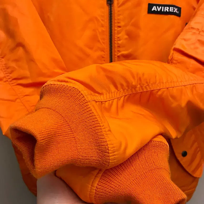 [BUNJANG] Avirex MA-1 USA Back Logo Flight Jacket / (L~XL)아비렉스 MA-1 USA 백로고 항공점퍼 플라이트자켓 마원