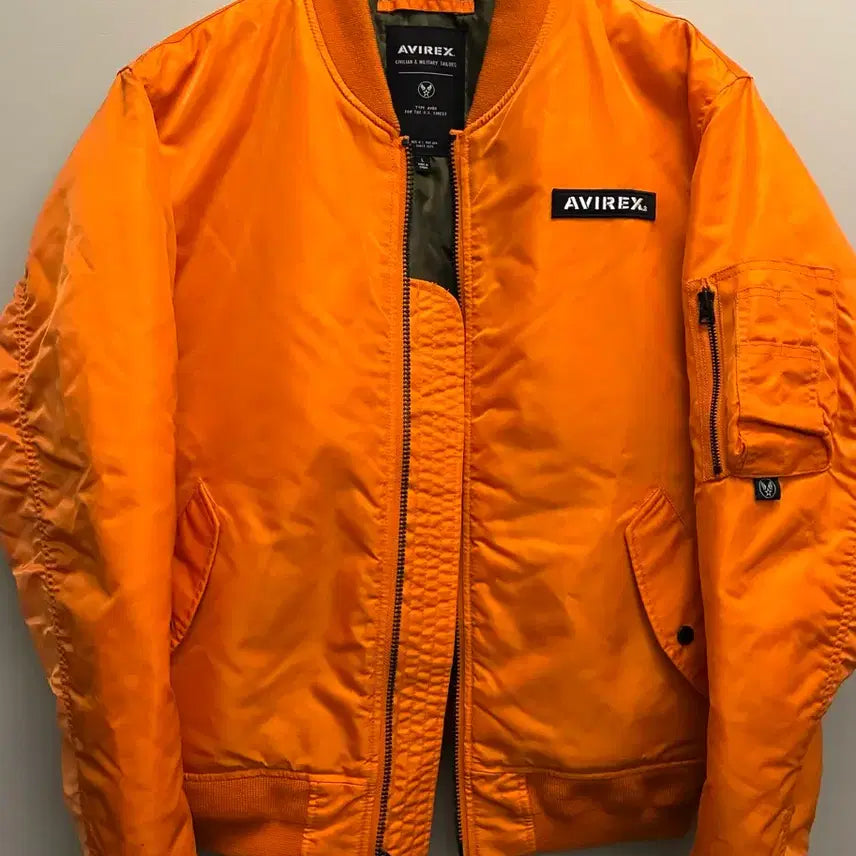 [BUNJANG] Avirex MA-1 USA Back Logo Flight Jacket / (L~XL)아비렉스 MA-1 USA 백로고 항공점퍼 플라이트자켓 마원