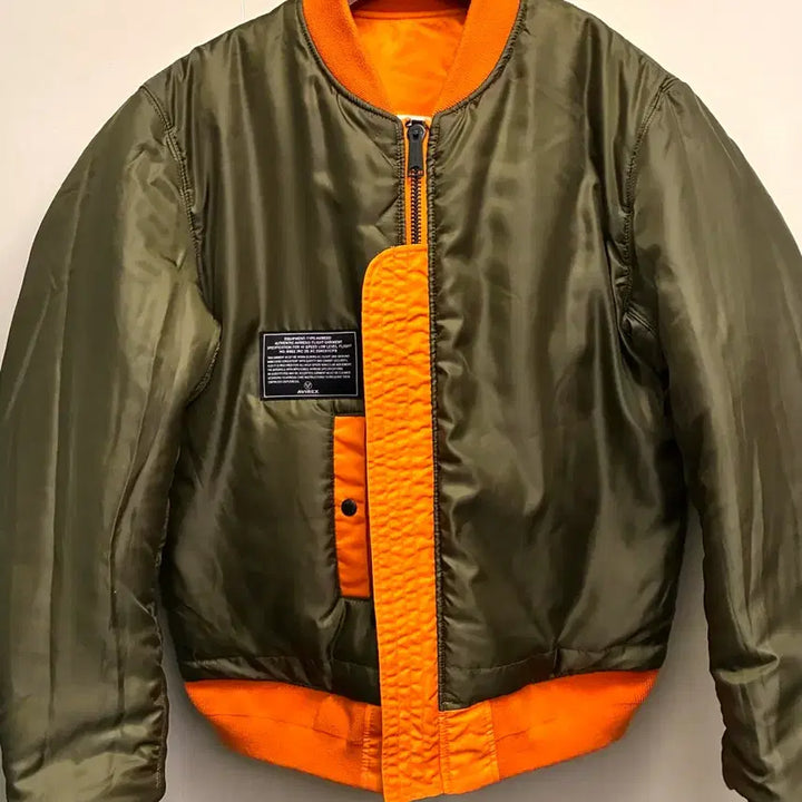 [BUNJANG] Avirex MA-1 USA Back Logo Flight Jacket / (L~XL)아비렉스 MA-1 USA 백로고 항공점퍼 플라이트자켓 마원