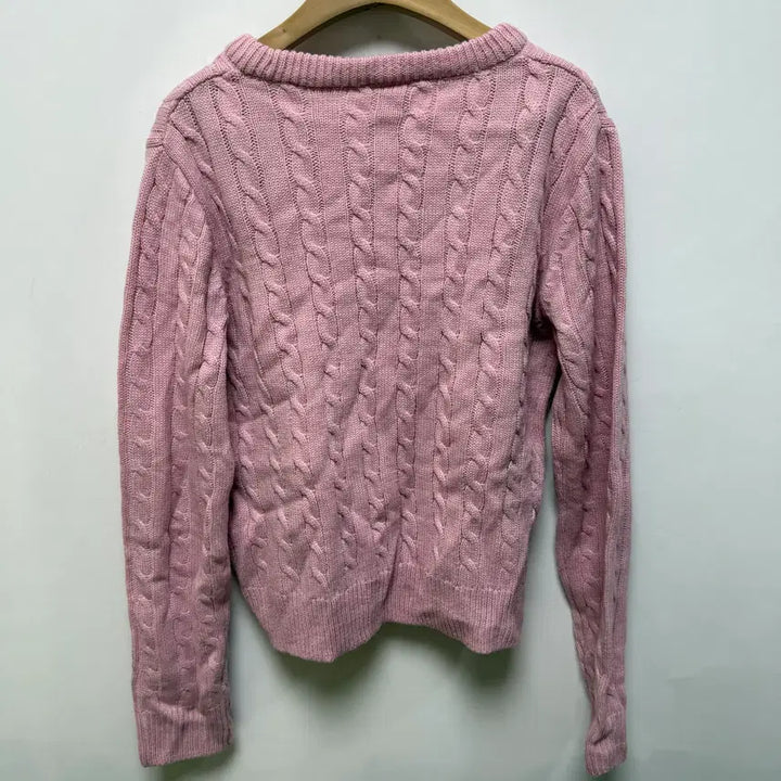 [BUNJANG] Elle Cable Knit Sweater L / (230) 엘르 꽈배기 니트