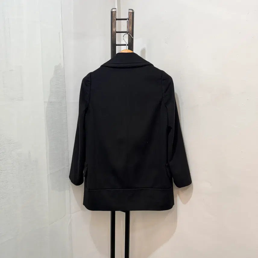 [BUNJANG] KUHO Cashmere 100 Black Jacket / KUHO 구호 캐시미어 100 블랙자켓 블랙코트 자켓 4155