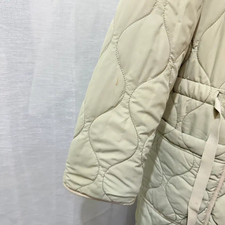 [BUNJANG] LINE Reversible Sherpa Long Coat / LINE 라인 리버시블 깔깔이 뽀글이 시어링롱코트 양면코트 4157