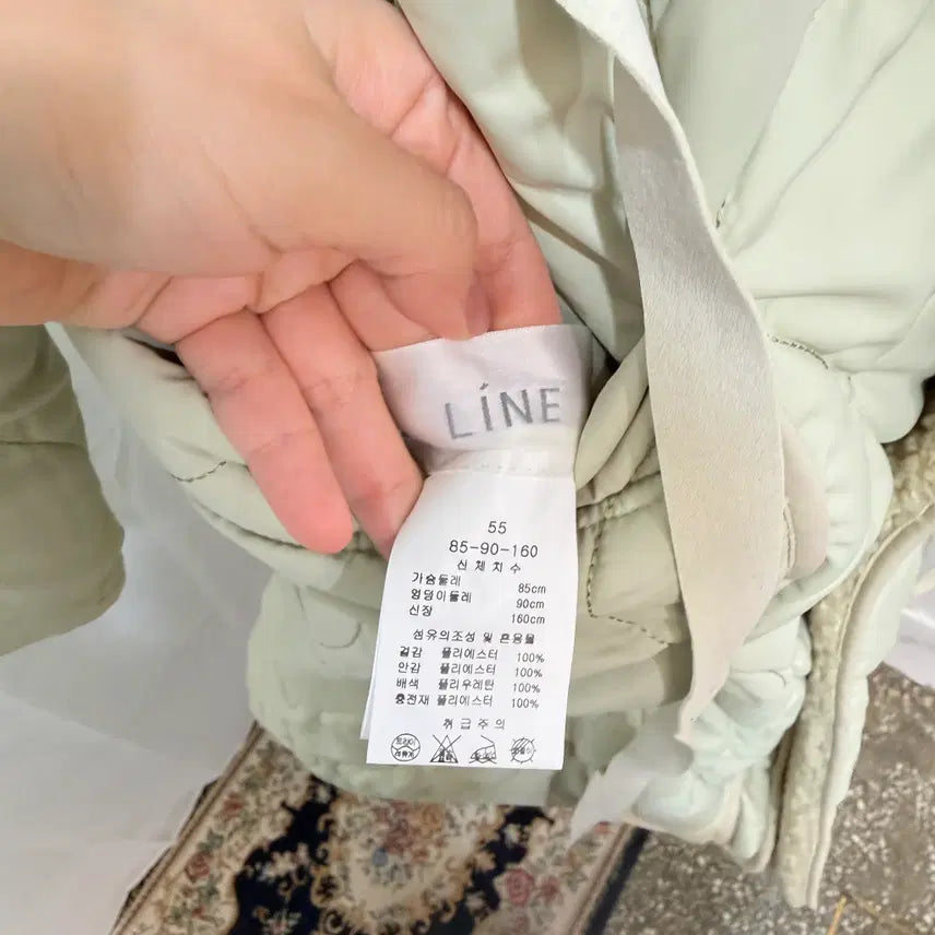 [BUNJANG] LINE Reversible Sherpa Long Coat / LINE 라인 리버시블 깔깔이 뽀글이 시어링롱코트 양면코트 4157