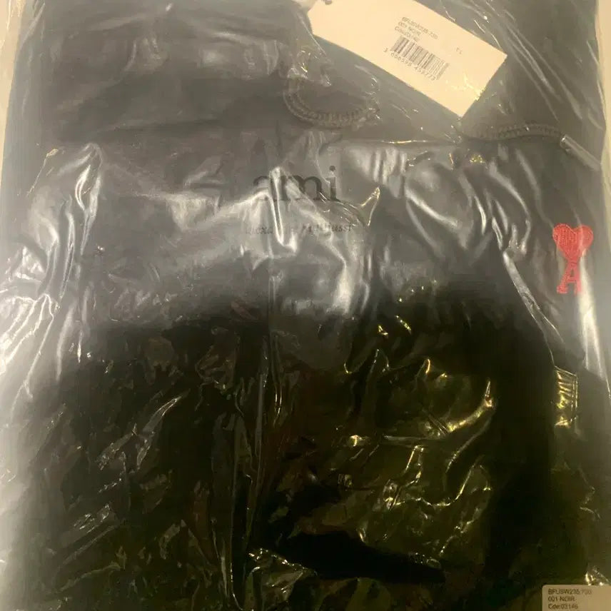 [BUNJANG] Ami Hooded Sweatshirt Black / 특가 QR인증*아미 후드티 블랙 미개봉 새상품