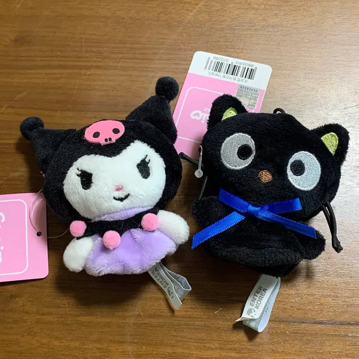 [BUNJANG] Sanrio Kuromi Chococat Finger Puppet Keychain / 쿠로미, 초코켓 손가락 인형 키링
