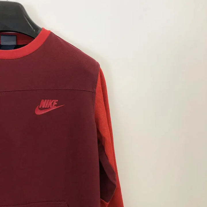 [BUNJANG] Nike Sweatshirt M Red / 나이키 스웻 맨투맨 M 레드