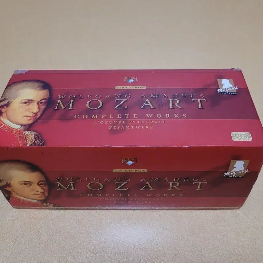 [BUNJANG] Mozart CD Collection 169 CD Set / (희귀) 모차르트 전집 CD세트 170CD 박스세트 (1장 없음)