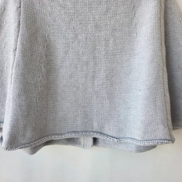 [BUNJANG] Gray Cape Knit Top / 44-66)연그레이 케이프니트 /새제품
