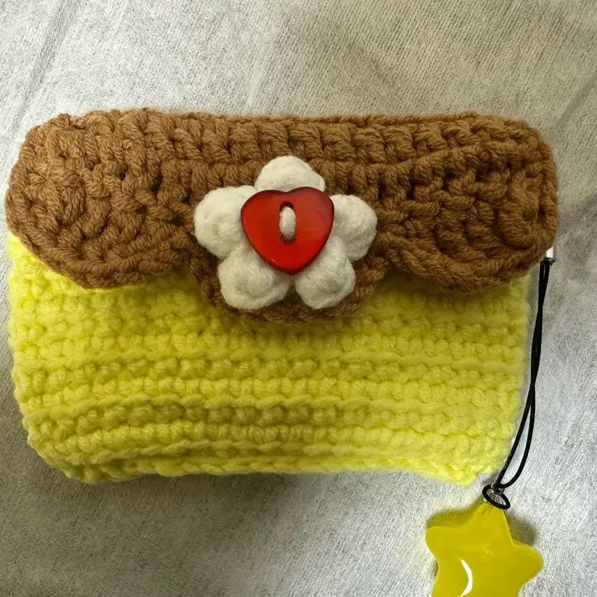 [BUNJANG] Pudding Hand-knitted Wallet / 푸딩 손뜨개 지갑