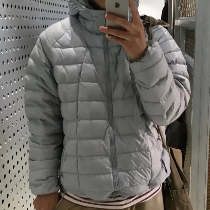 [BUNJANG] Light Blue Duck Down Lightweight Padded Jacket / 경량 패딩 덕다운 라이트블루 XL,2XL,3X사이즈 판매합니다.새상품