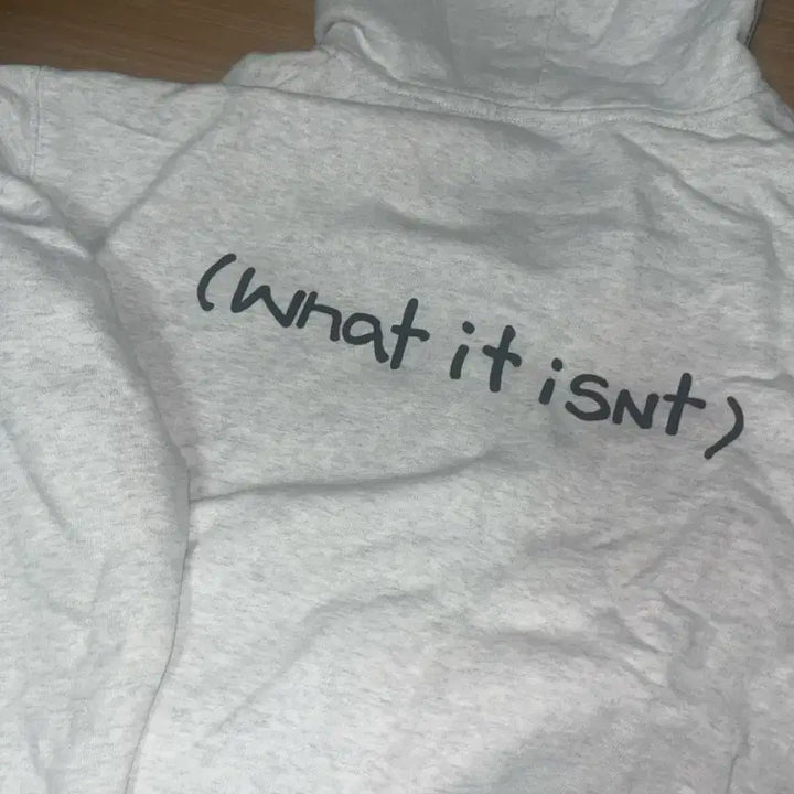 [BUNJANG] What It Isnt Hooded Zip-up (L) / 와릿이즌 후드집업