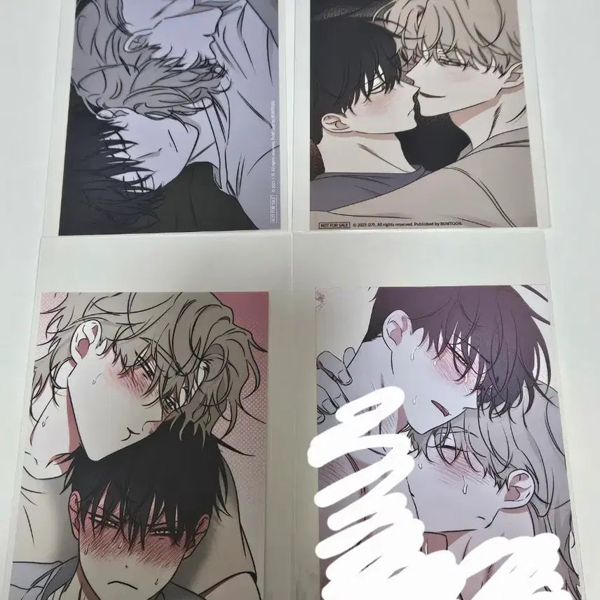[SOLD OUT] 물가의 밤 물밤 스킨십 인화 특전 4종 일괄 팝니다.