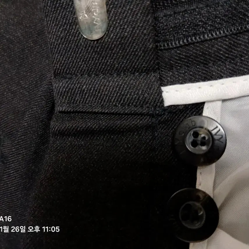 [BUNJANG] 아이비클럽 교복바지 2벌셋트 다크그레이/26~27 / 아이비클럽 교복바지 2벌셋트 다크그레이/26~27