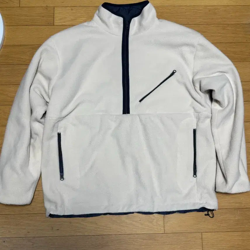 [BUNJANG] REVERSIBLE FLEECE JACKET (IVORY) L / 셔터 REVERSIBLE FLEECE JACKET (IVORY) L