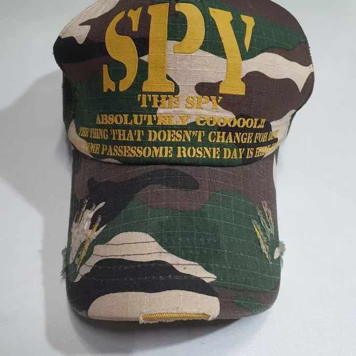 [BUNJANG] SPY Military Camo Ball Cap / SPY 밀리터리 카모 볼캡 모자