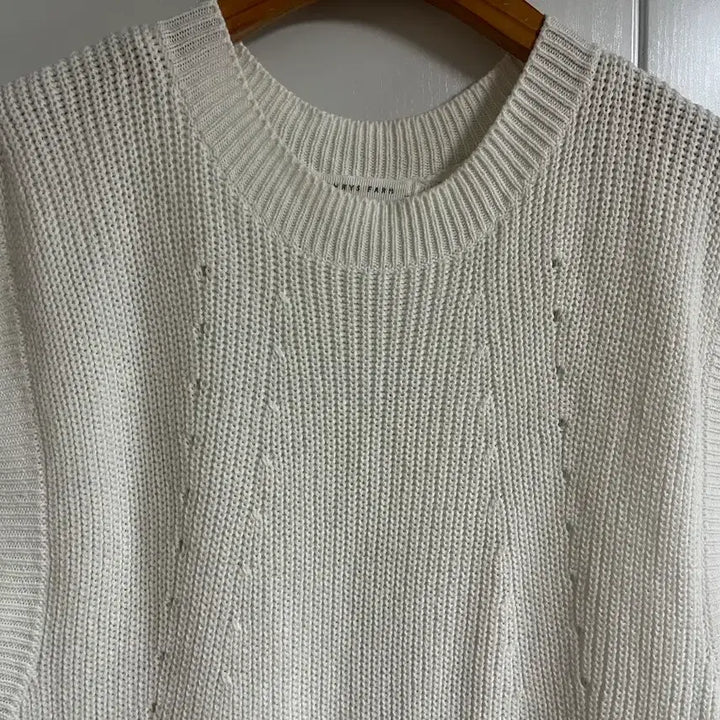 [BUNJANG] Vintage Knit Vest Dress 100% Cotton / (일본 수입 빈티지)니트 조끼 원피스 면100 M 뜨개 언발