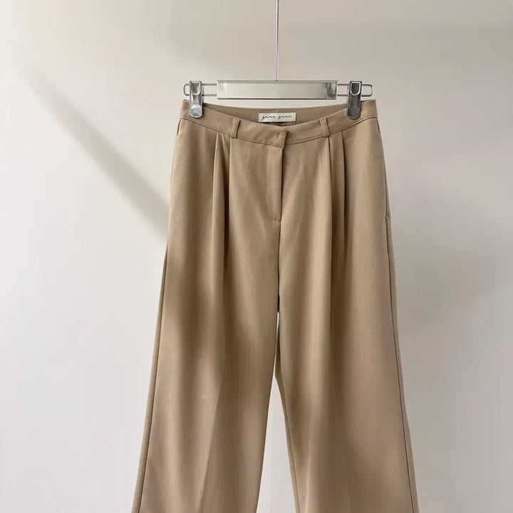 [BUNJANG] High-Waist Loose Fit Wide Slacks (B1632) / [원가이하세일] 하이웨스트 루즈핏 와이드 슬랙스 (B1632)
