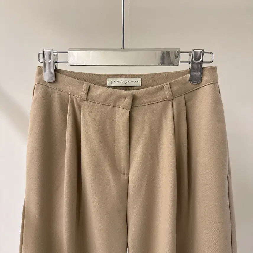 [BUNJANG] High-Waist Loose Fit Wide Slacks (B1632) / [원가이하세일] 하이웨스트 루즈핏 와이드 슬랙스 (B1632)