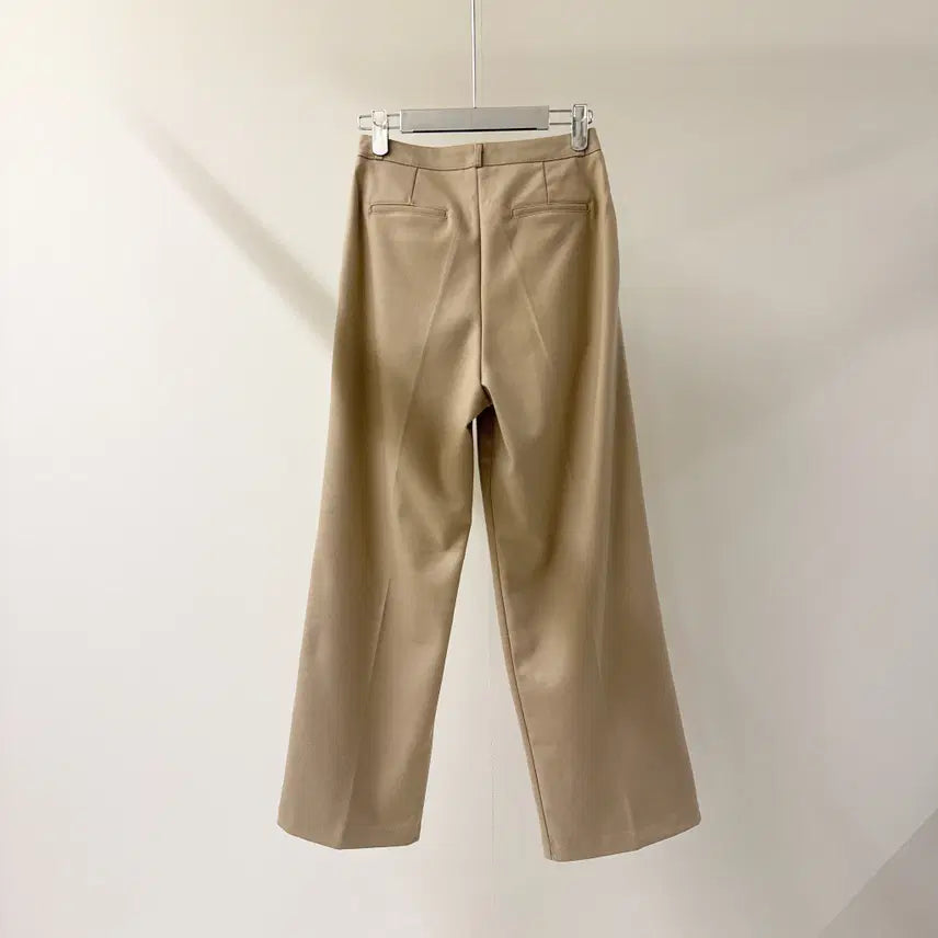 [BUNJANG] High-Waist Loose Fit Wide Slacks (B1632) / [원가이하세일] 하이웨스트 루즈핏 와이드 슬랙스 (B1632)