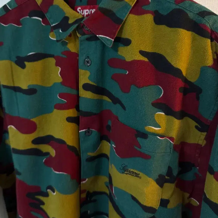 [SOLD OUT] [L]슈프림 플란넬 셔츠 카모 - 23FW