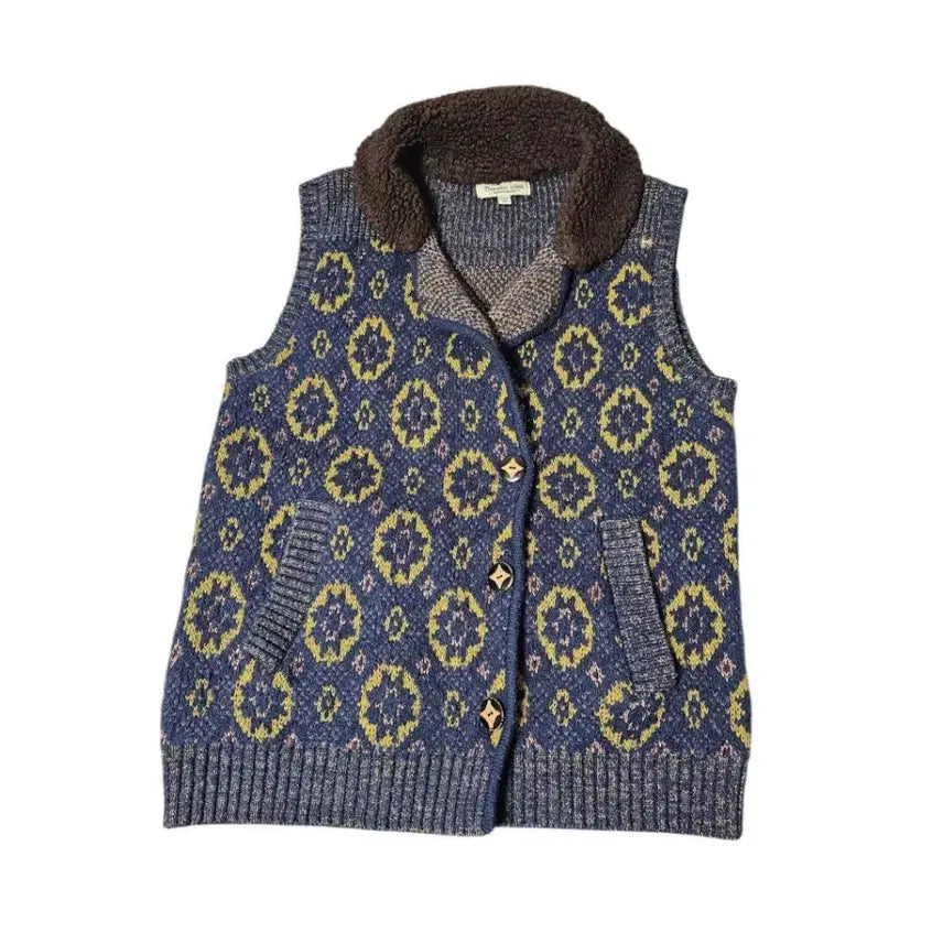 [BUNJANG] Thursday Island Vintage Knit Vest / 써스데이아일랜드 빈티지 니트 베스트 S