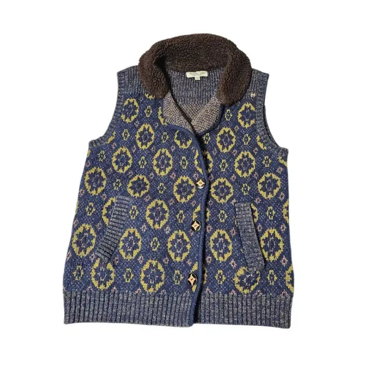 [BUNJANG] Thursday Island Vintage Knit Vest / 써스데이아일랜드 빈티지 니트 베스트 S