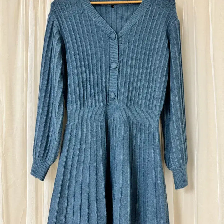 [BUNJANG] Pleated Knit Dress / 빅사이즈 플리츠 니트 원피스
