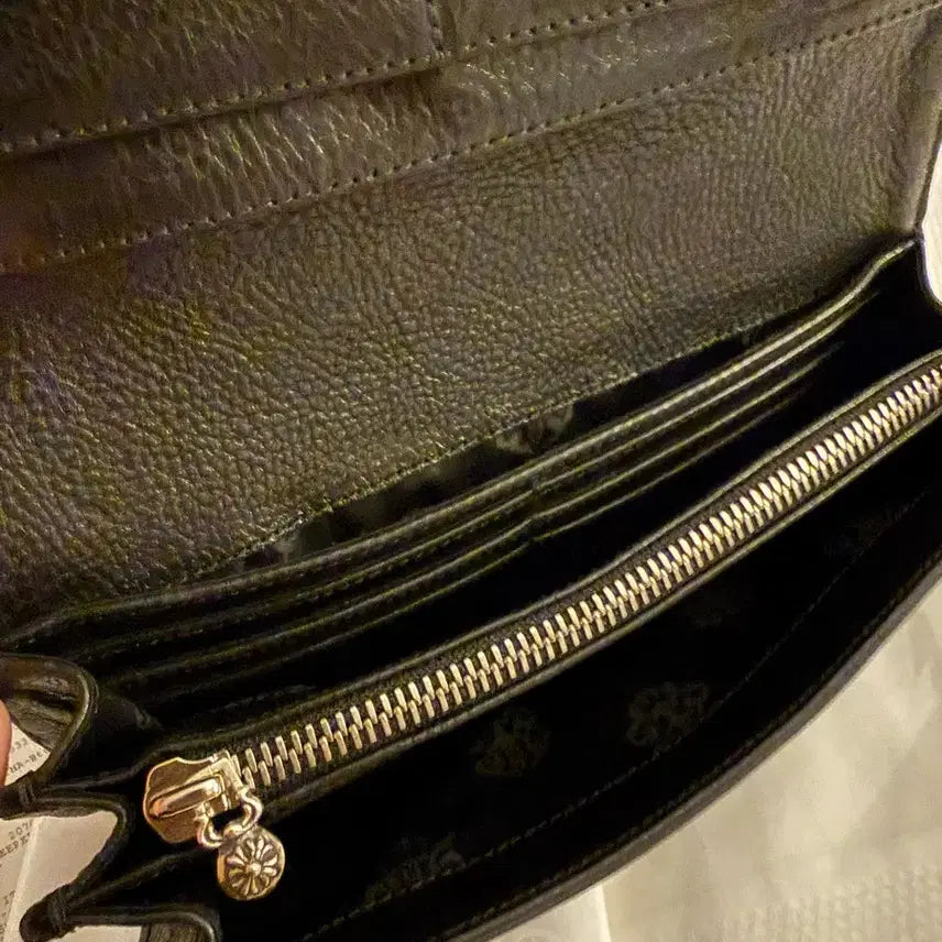 [BUNJANG] Chrome Hearts Judy One Ball Cross Leather Long Wallet / 크롬하츠 주디 원볼 크로스 레더 장지갑 풀구성 새상품 판매합니다.