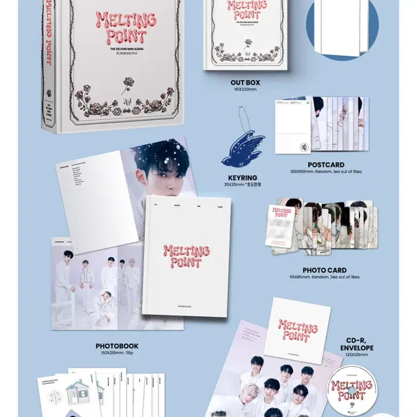 [BUNJANG] ZEROBASEONE Melting Point Album / 제베원 엘범 / 멜팅포인트 미니2집 흰색