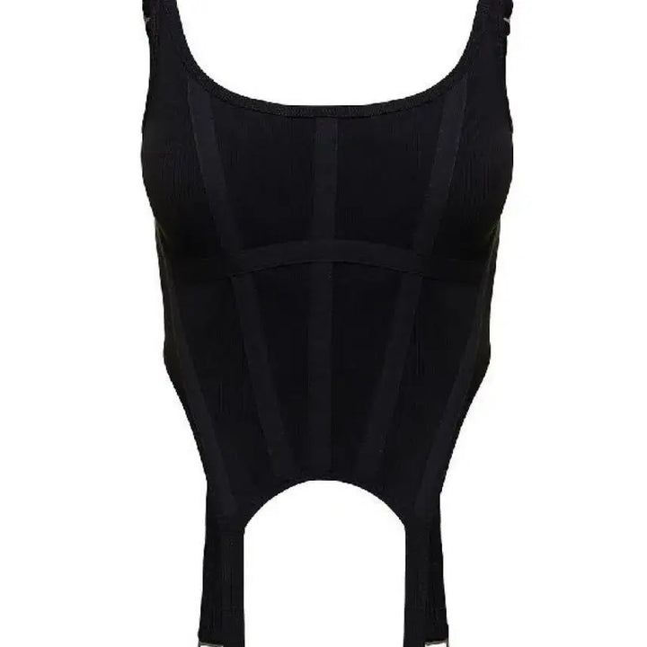 [SOLD OUT] Dion Lee 오프 컴뱃 코르셋 탱크탑 블랙