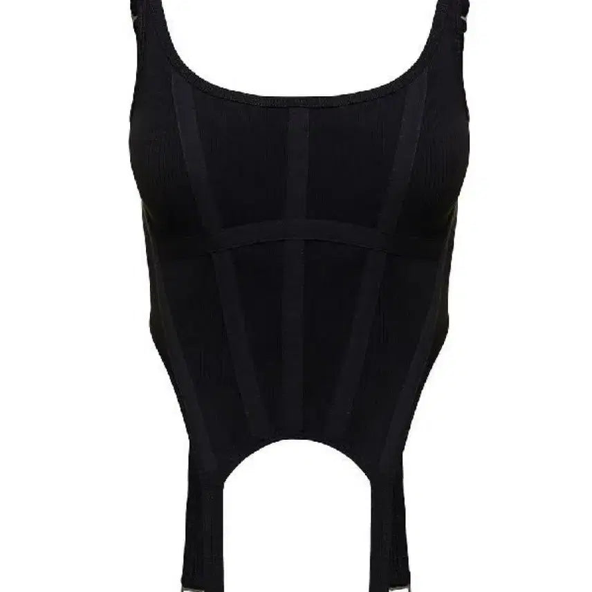 [SOLD OUT] Dion Lee 오프 컴뱃 코르셋 탱크탑 블랙