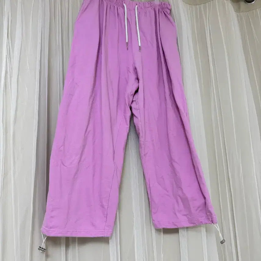 [BUNJANG] Pink Wide/Jogger Pants / 분홍색 와이드/조거가능 팬츠