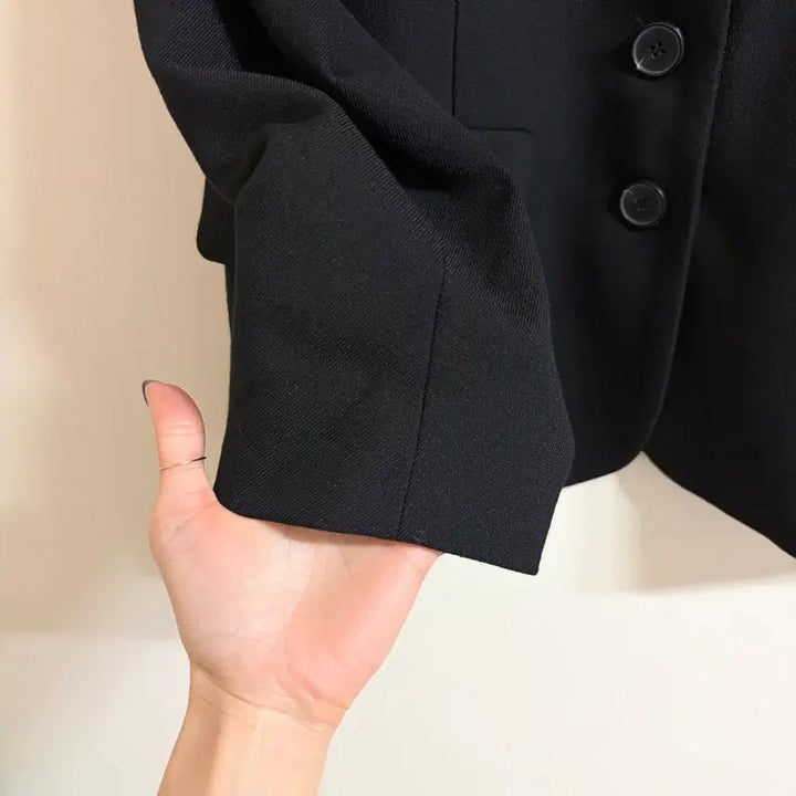 [BUNJANG] Regular Fit Black Blazer Jacket / 레귤러핏 블랙 블레이저 자켓