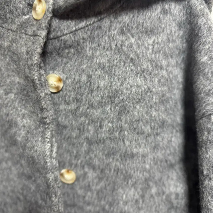 [BUNJANG] Attrangs Handmade Gray Hooded Coat / 아뜨랑스 핸드메이드코트