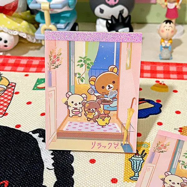 [BUNJANG] San-X Rilakkuma Mini Memo Pad / [산엑스] 리락쿠마 요리 미니 메모지 (1매) 80장 다꾸 떡메