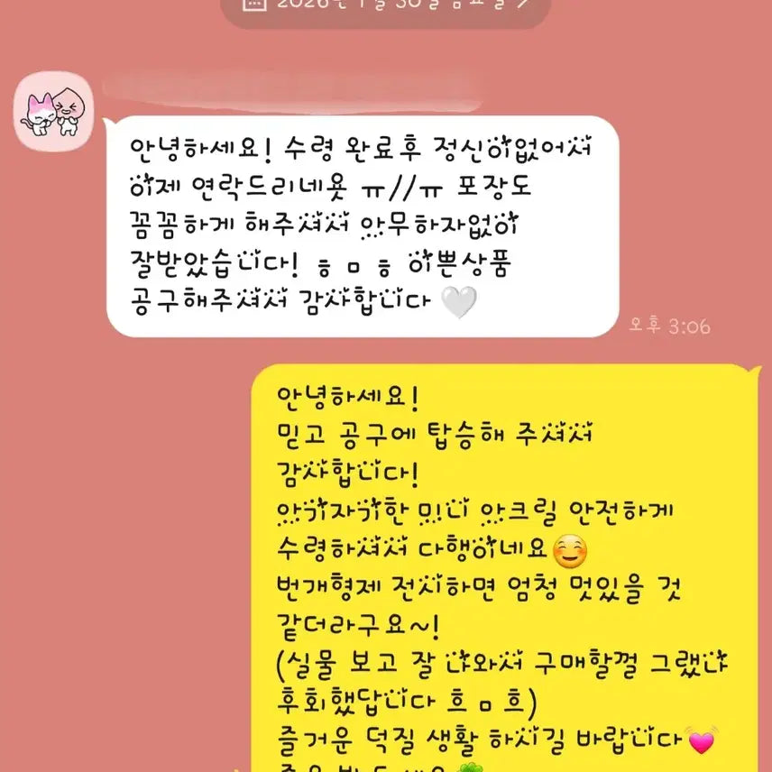 [BUNJANG] Beonzang Busseot Group Order Reviews Collection / 번장버서엇 공구 후기글 모음2