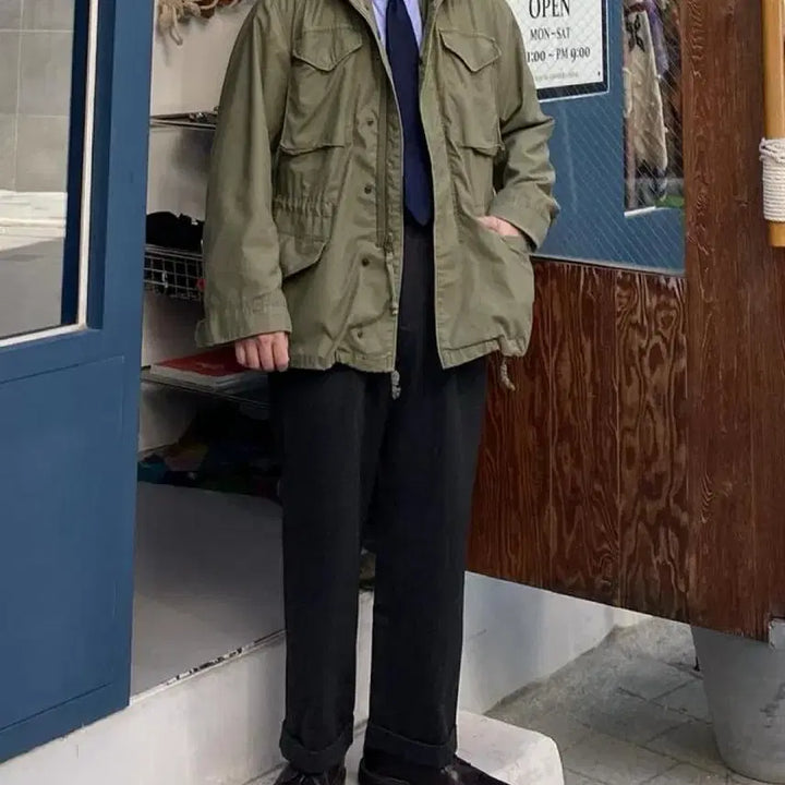 [BUNJANG] Alpha Industries M-65 Field Jacket / 알파인더스트리 90s M-65 자켓 스몰 레귤러