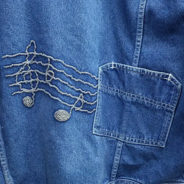 [BUNJANG] Saratime Vintage Old School Denim Jacket / 일본빈티지 올드스쿨 데님자켓