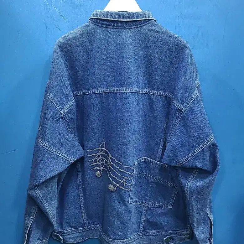 [BUNJANG] Saratime Vintage Old School Denim Jacket / 일본빈티지 올드스쿨 데님자켓