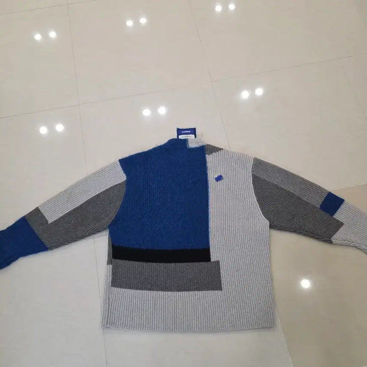 [BUNJANG] ZARA x ADERERROR Patchwork Oversized Knit Sweater / 자라 x 아더에러 패치워크 오버사이즈 니트 s-m
