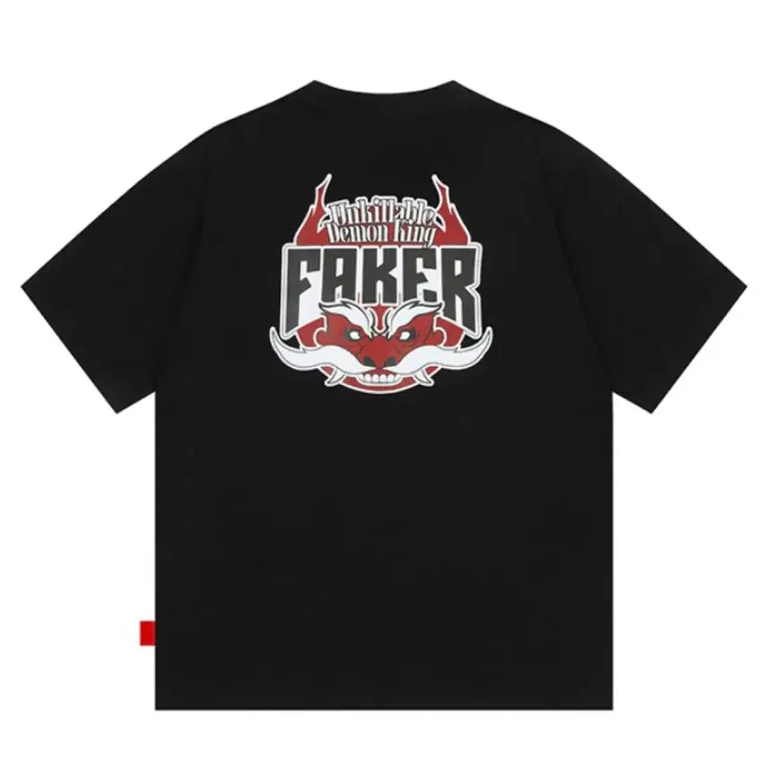 [BUNJANG] T1 Faker 20th Anniversary T-shirt / T1 20주년 FAKER 페이커 불사대마왕 티셔츠 L