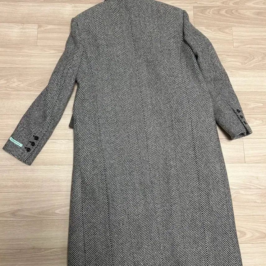 [BUNJANG] InstantFunk Herringbone Single Long Coat / 인스턴트펑크 헤링본 싱글 롱코트