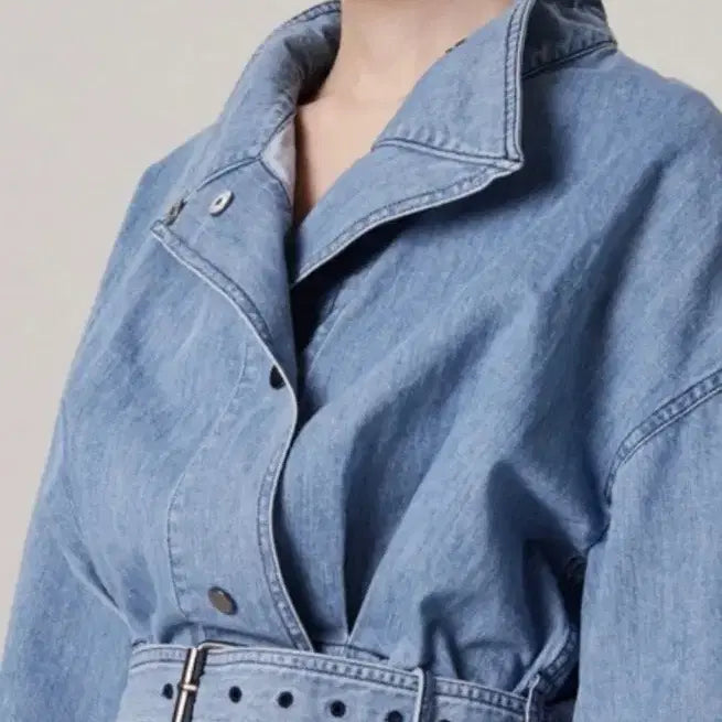 [BUNJANG] Time Belted Denim Jacket / 타임 벨티드청자켓