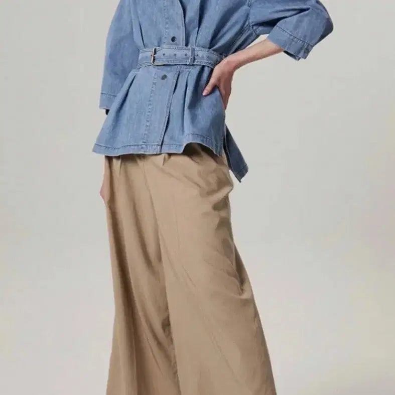 [BUNJANG] Time Belted Denim Jacket / 타임 벨티드청자켓
